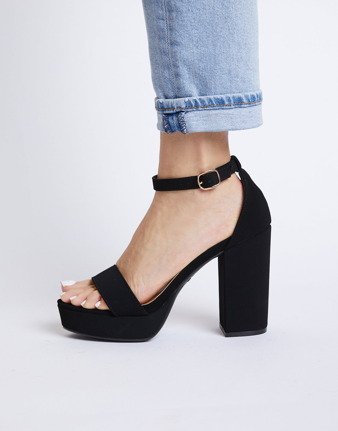 Retro Chunky Platform Heels - Chunky 