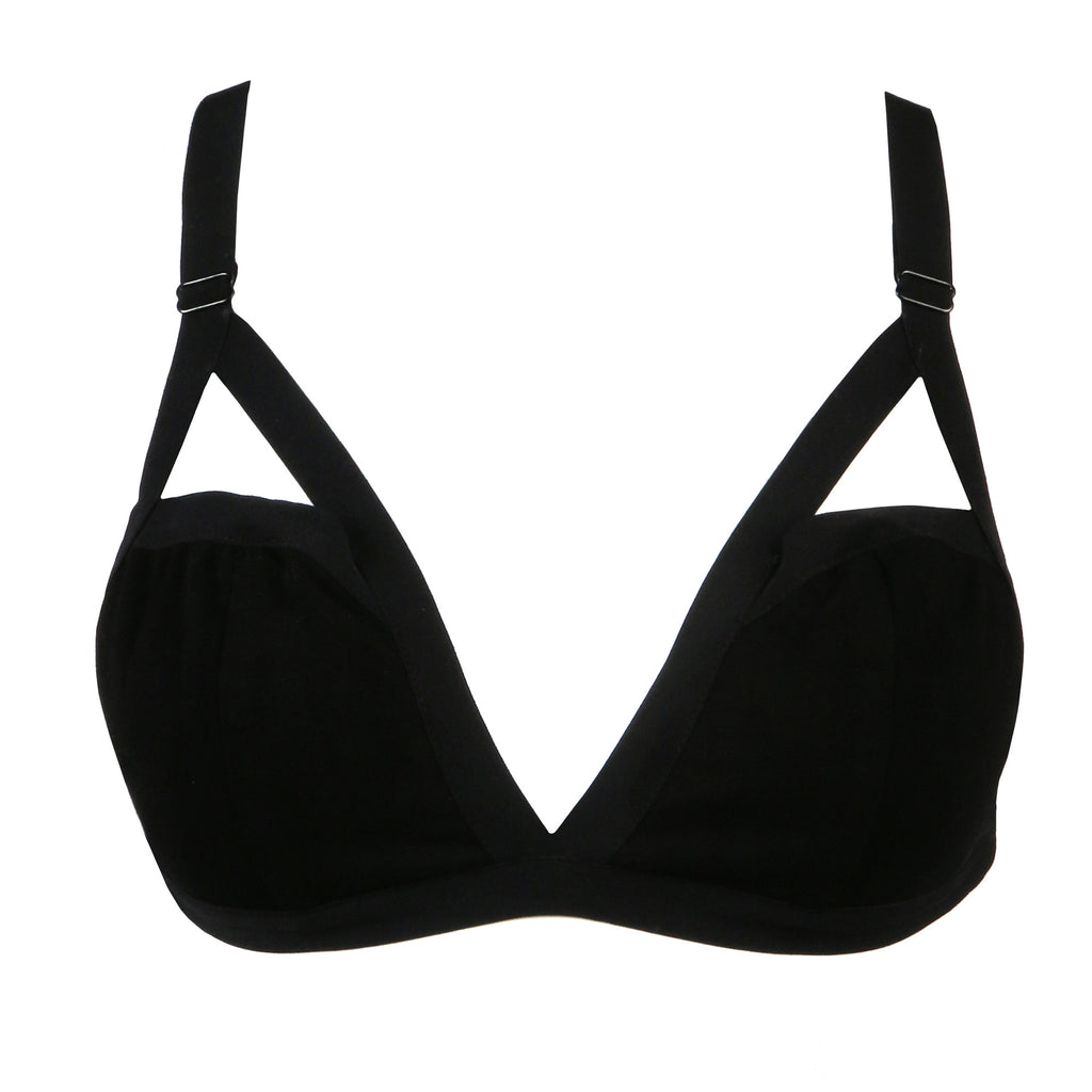 Strappy Bralette - Black Bralette - Womens Intimates – 2020AVE