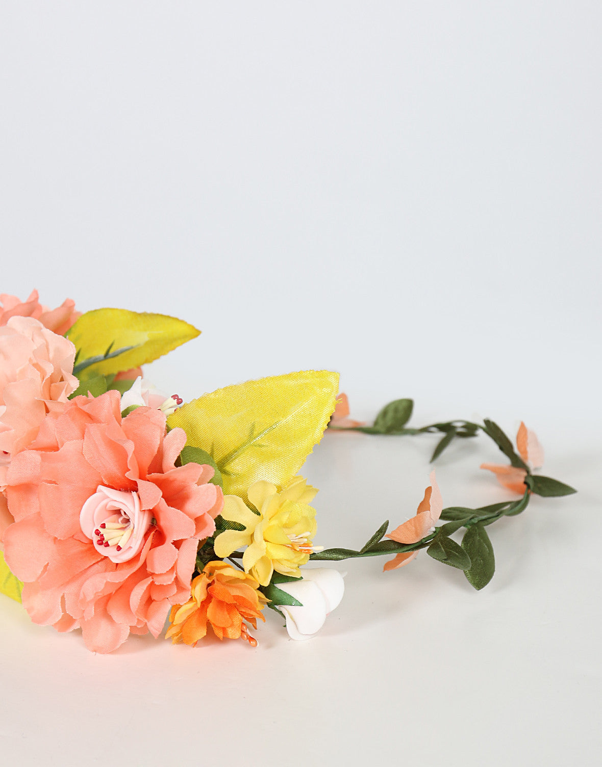 Assorted Jumbo Flower Crown - Peach – 2020AVE