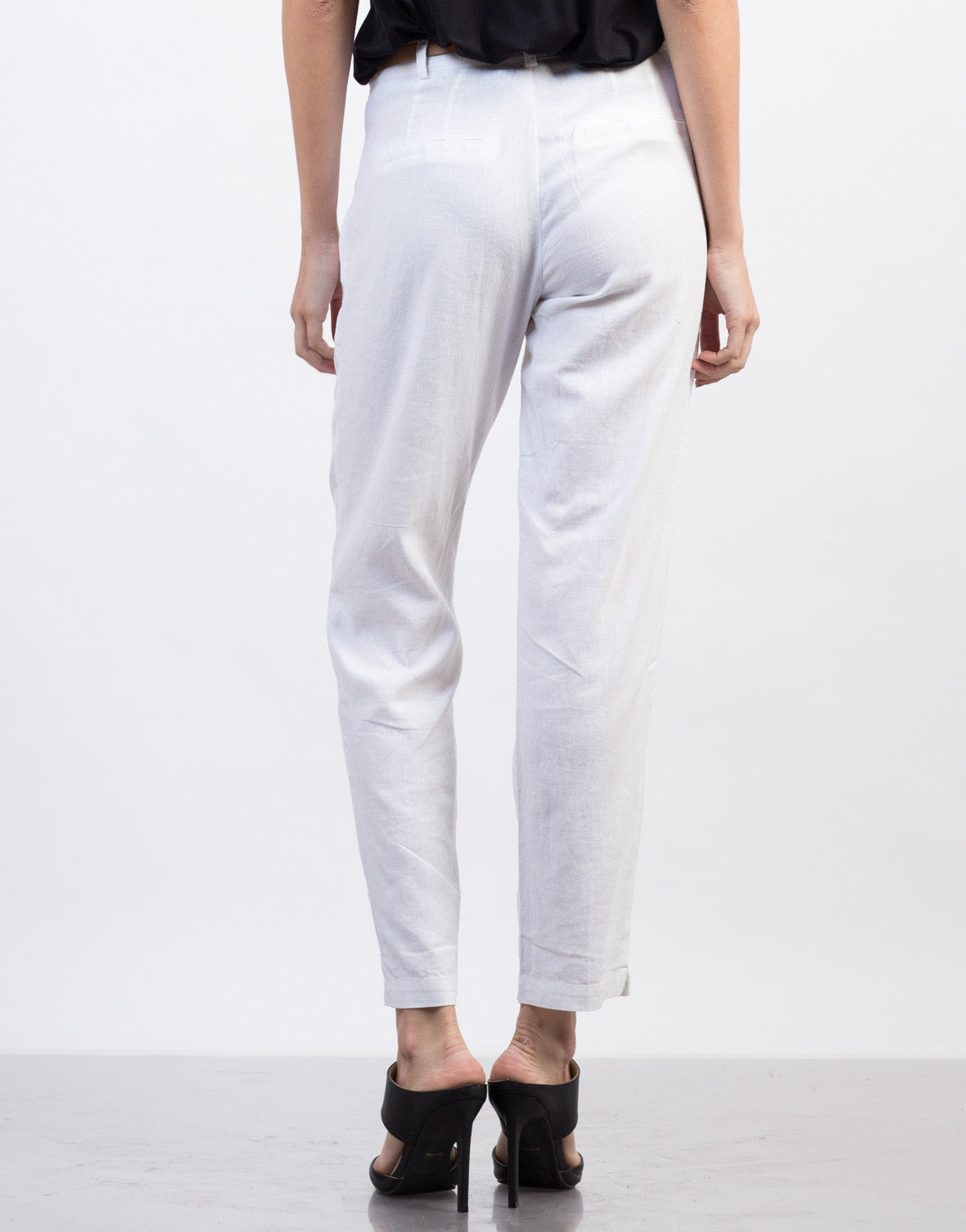 Belted Linen Pants – 2020AVE