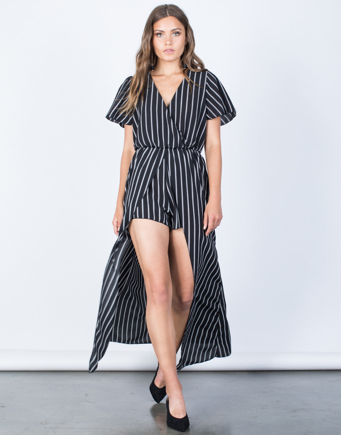 maxi romper black