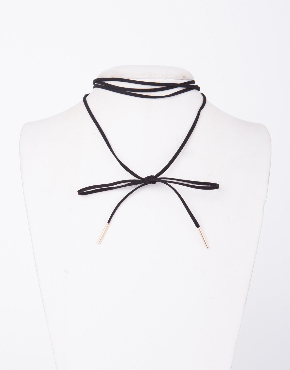 black bow choker necklace