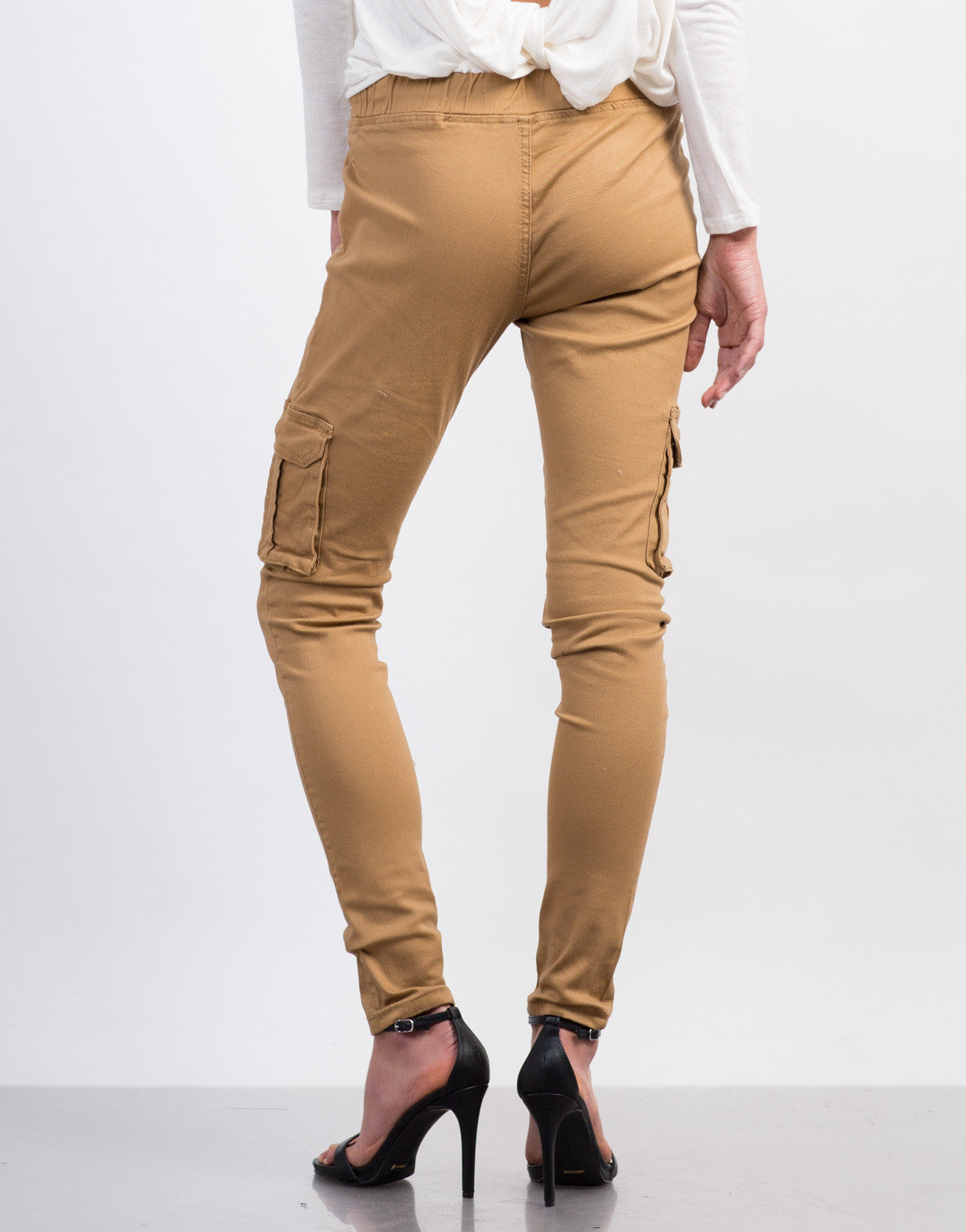 Download Cargo Skinny Pants - Khaki Cargo Pants - 2020AVE