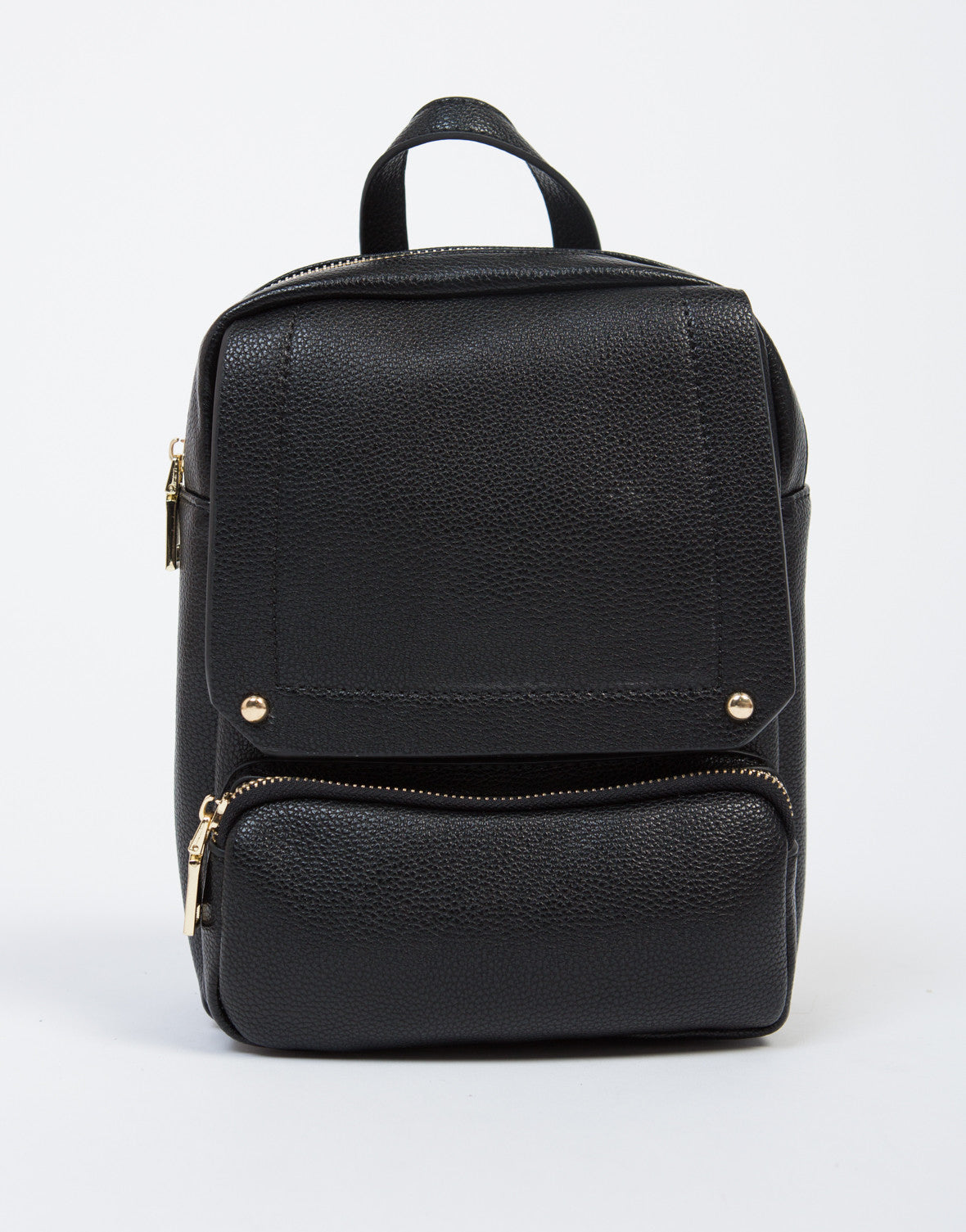 Carry Me Along Backpack - Faux Leather Backpack - Mini Leather Backpack ...