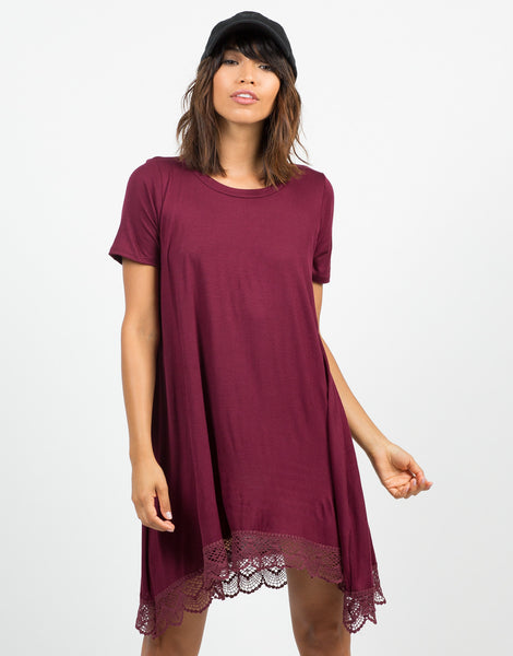 Crochet T-Shirt Dress – $31.00 – 2020AVE