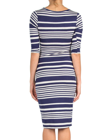 Crossed Over and Striped Dress - Large