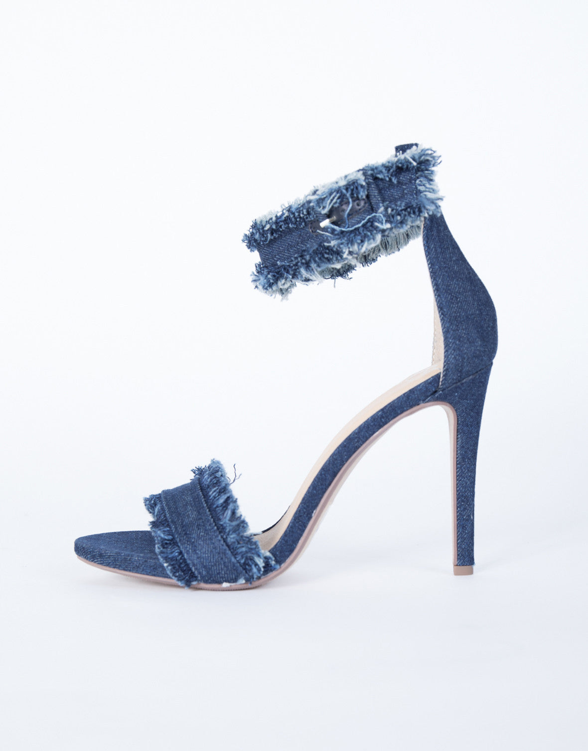 dark denim heels