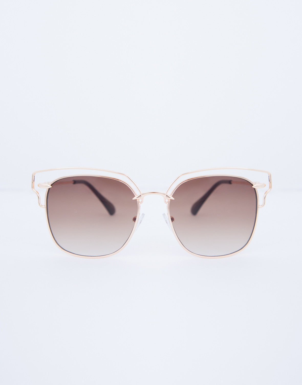 Framed Mirrored Sunnies - Color Mirrored Aviators - Thin Framed ...