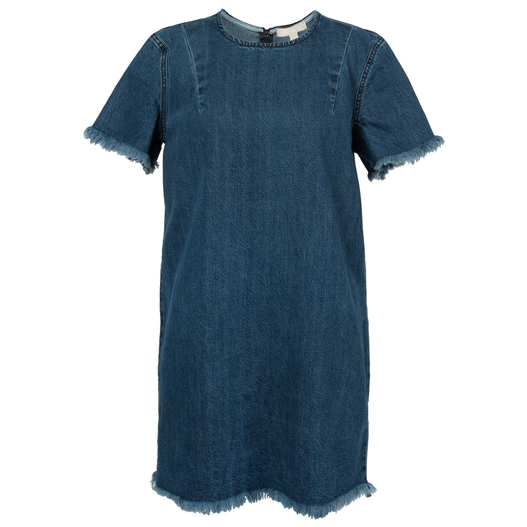 Frayed Denim Shirt Dress – 2020AVE