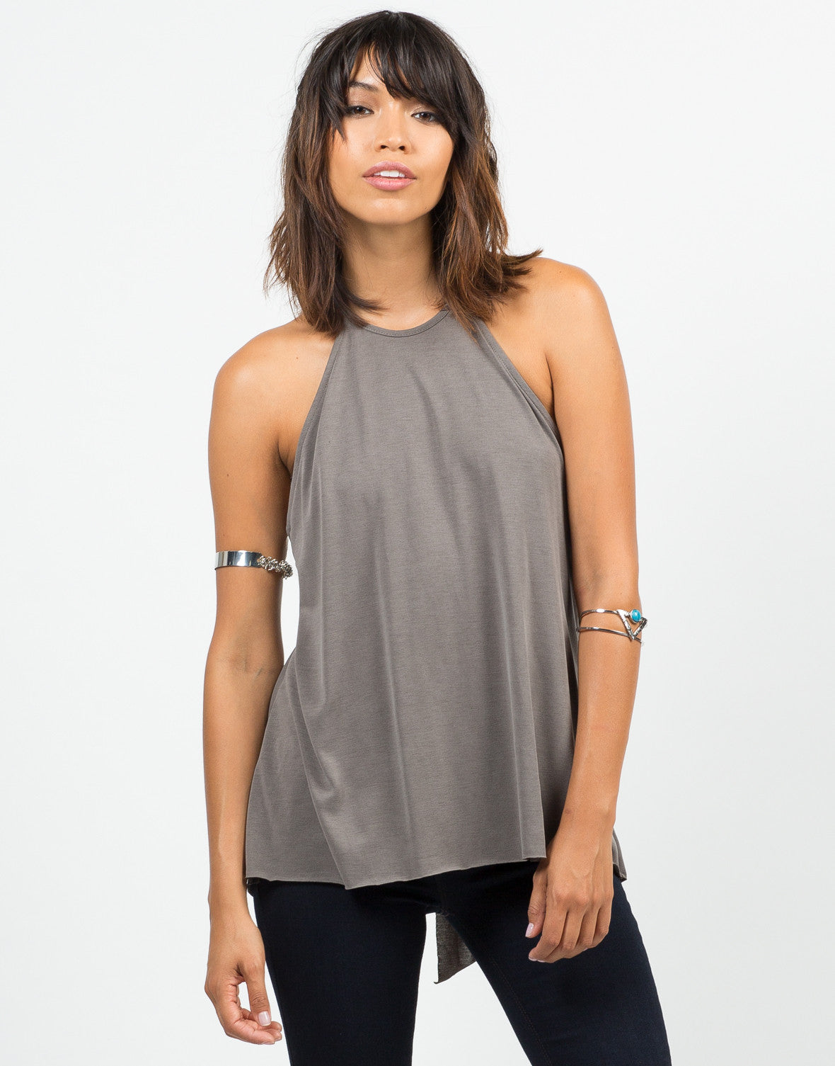 Halter Split Back Top – Tops – 2020AVE