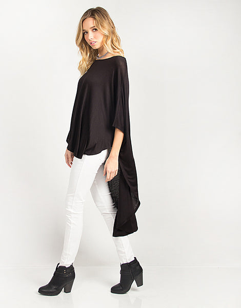 Hi-Low Oversized Batwing Top – 2020AVE
