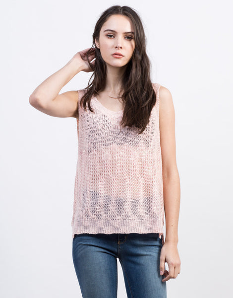 Knitted Sweater Tank – 2020AVE