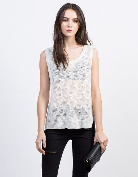 Knitted Sweater Tank – 2020AVE