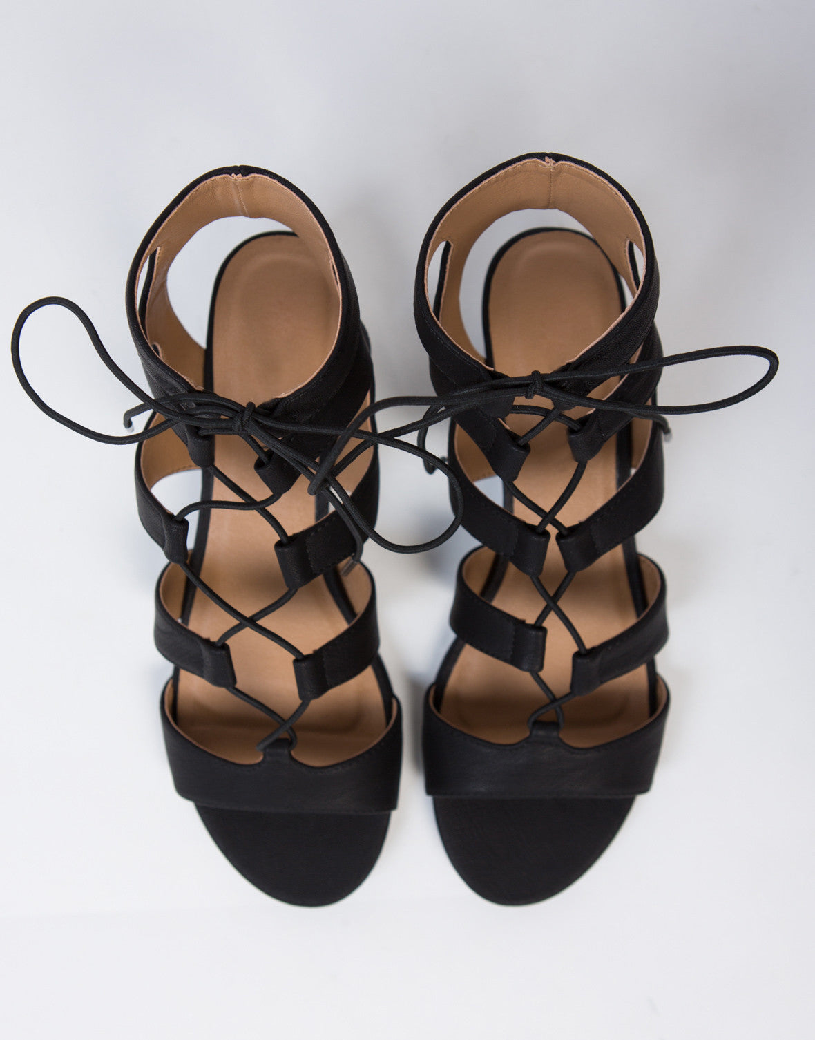 wedge lace up sandals