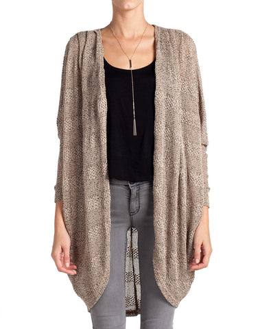 Lush Clothing - Long Speckled Cardigan - Small