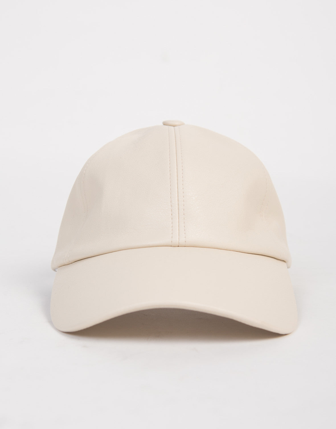 Minimal Leather Baseball Cap - Simple Leather Baseball Cap – 2020AVE