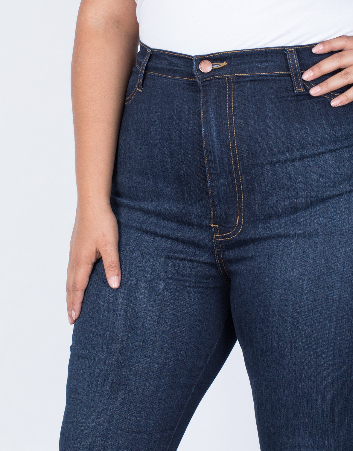 Plus Size High Waisted Skinny Jeans – 2020AVE