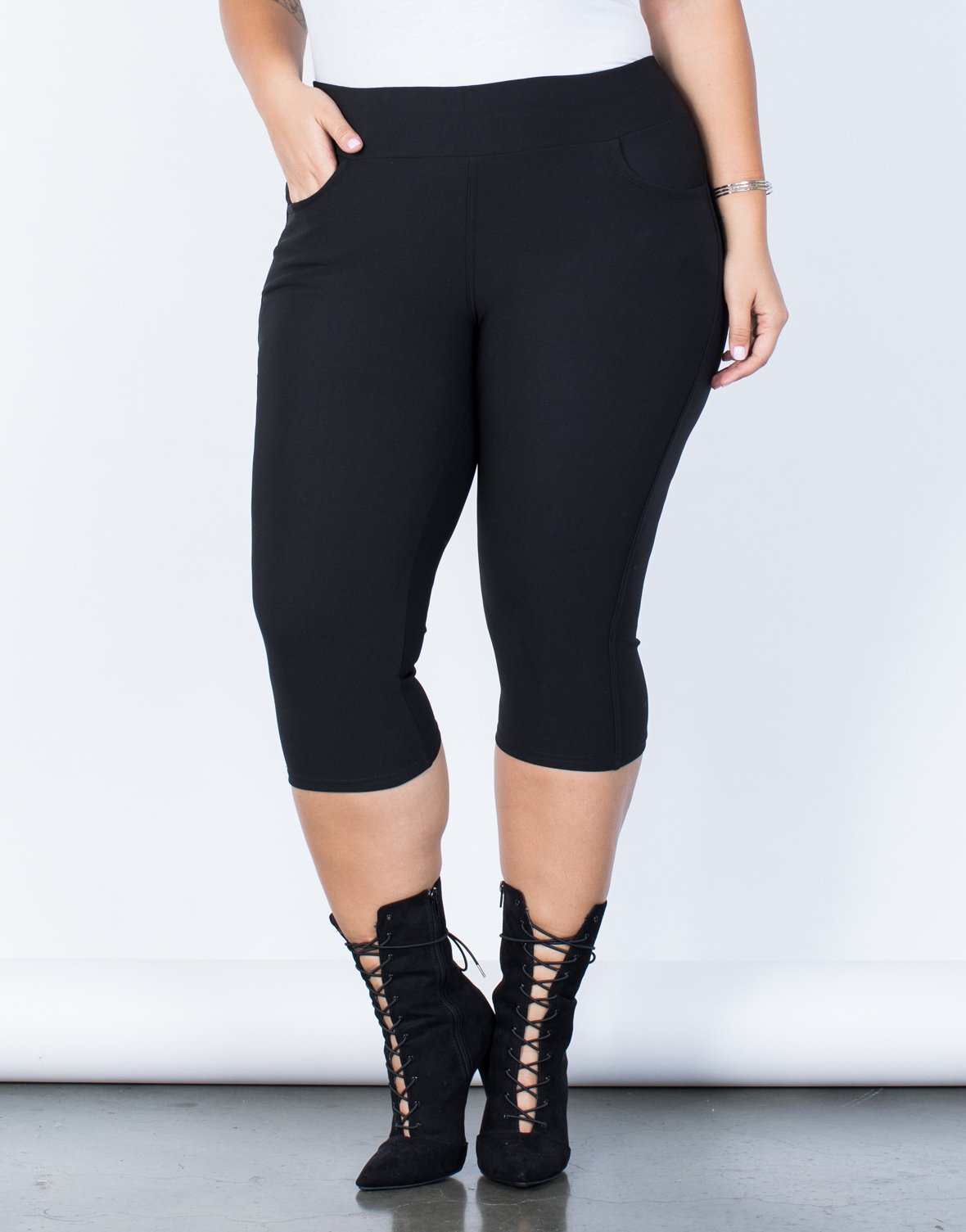 Plus Size Perfect Stretch Capri Pants – 2020AVE