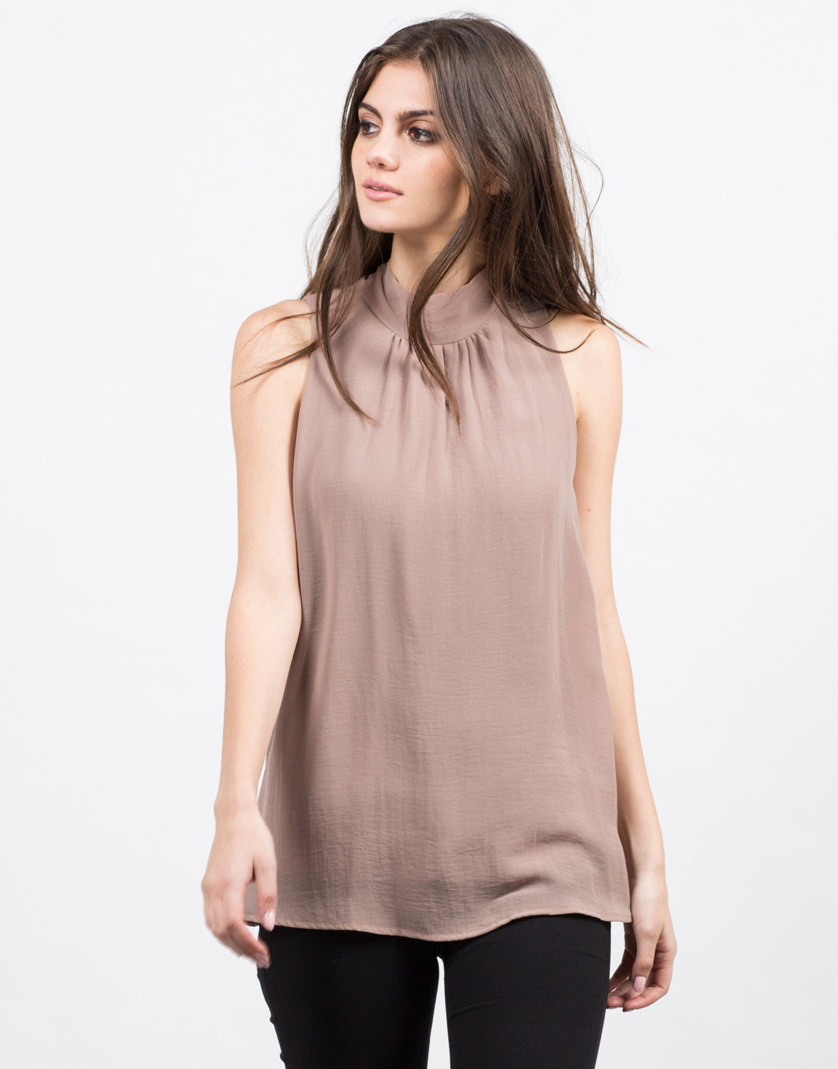 chiffon material tops