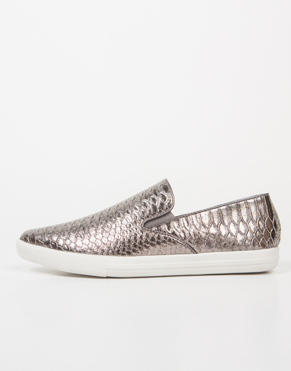 Snake Skin Slip On Sneakers – 2020AVE