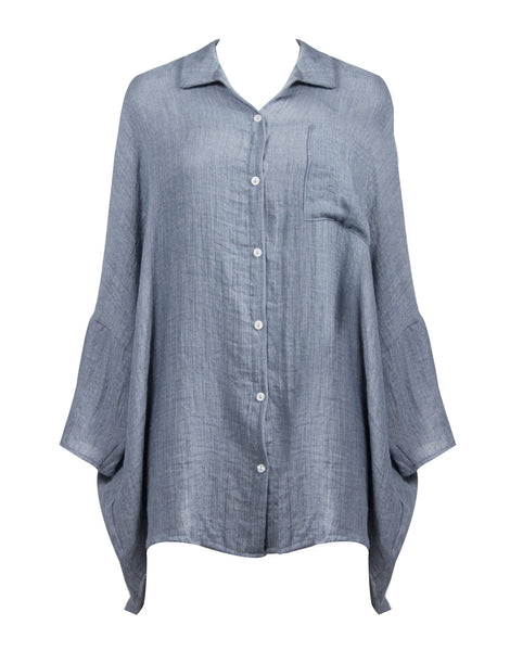 Soft Oversized Button Up Top - Large – 2020AVE