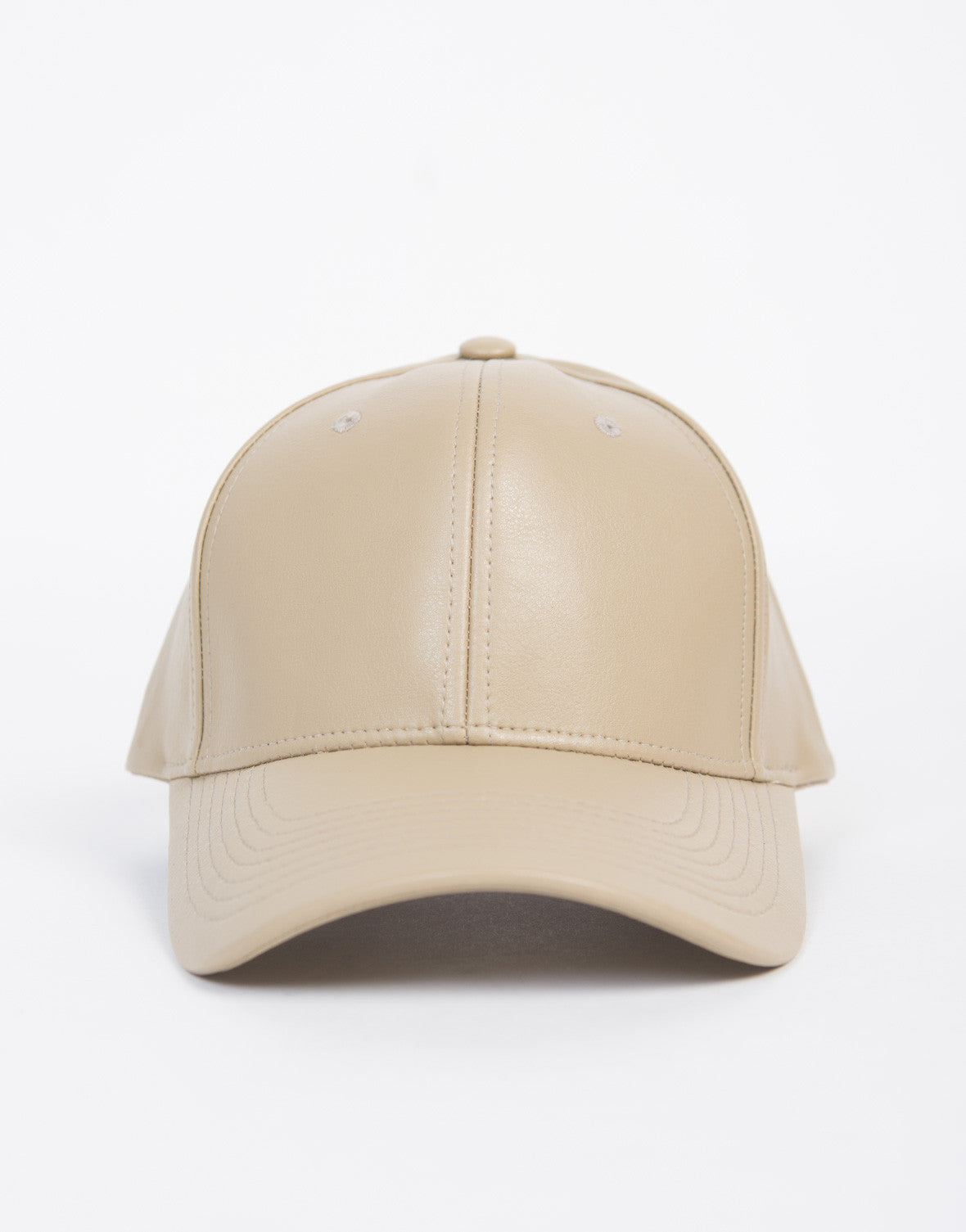 Sporty Leather Baseball Cap - Sporty Caps - Faux Leather Baseball Hat ...