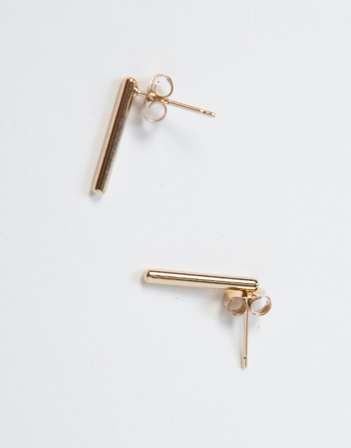 Stick Stud Earrings - Mini Gold Stud Earrings – 2020AVE