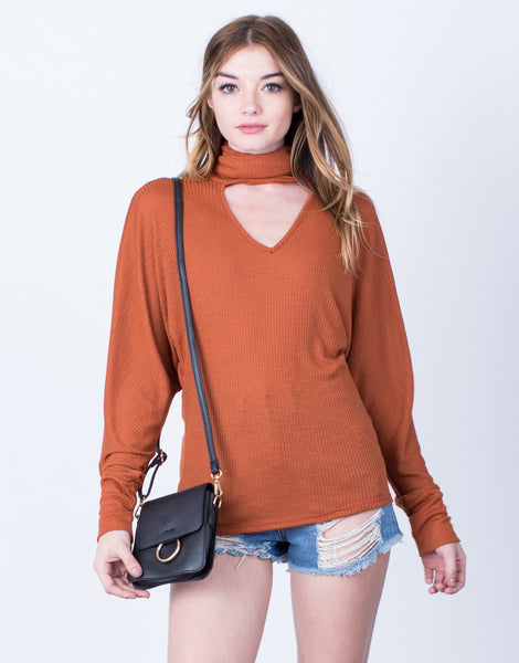 Turtleneck Choker Top – 2020AVE