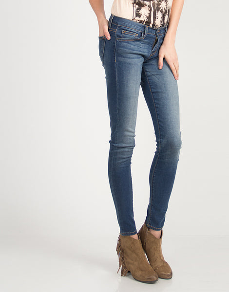 Vintage Faded Wash Skinny Jeans – 2020AVE