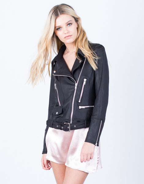 Zip Me Up Jacket - Black Zip Up Jacket - Long Sleeve Jacket – 2020AVE