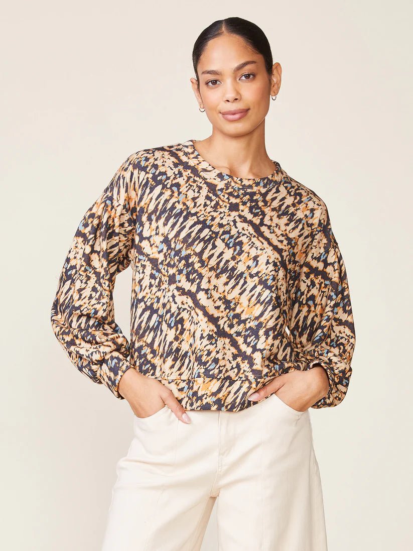 Abstract Printed Pullover