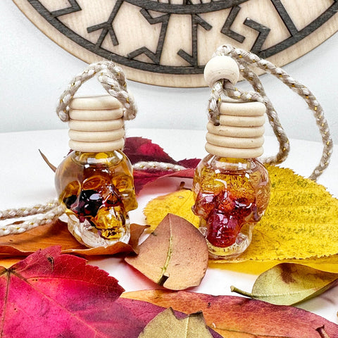 Glass Skull Car Air Freshener Diffusers