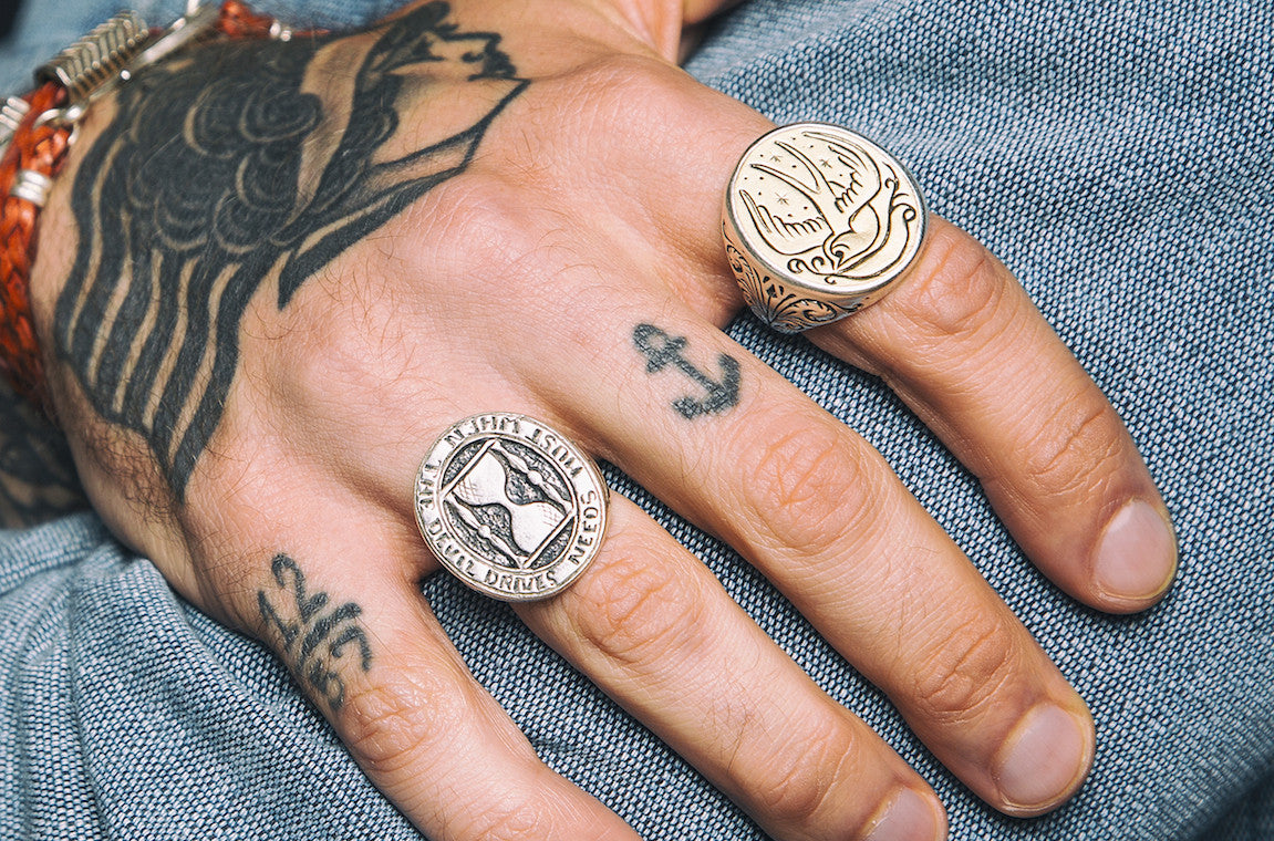 Swallow Signet Ring