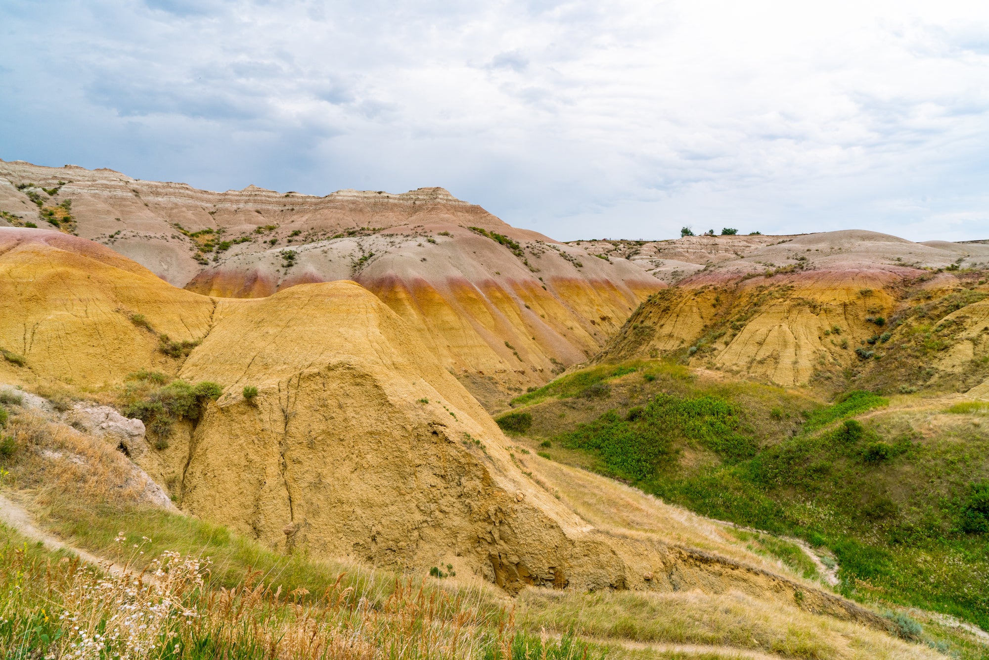 scenic route through the Badlands.