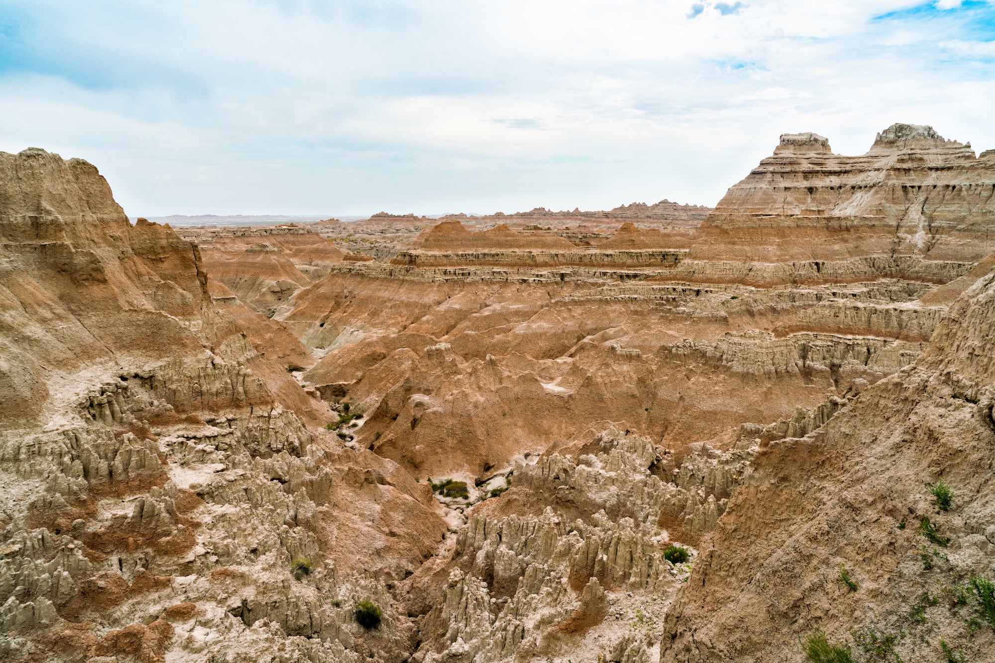 scenic route through the Badlands.