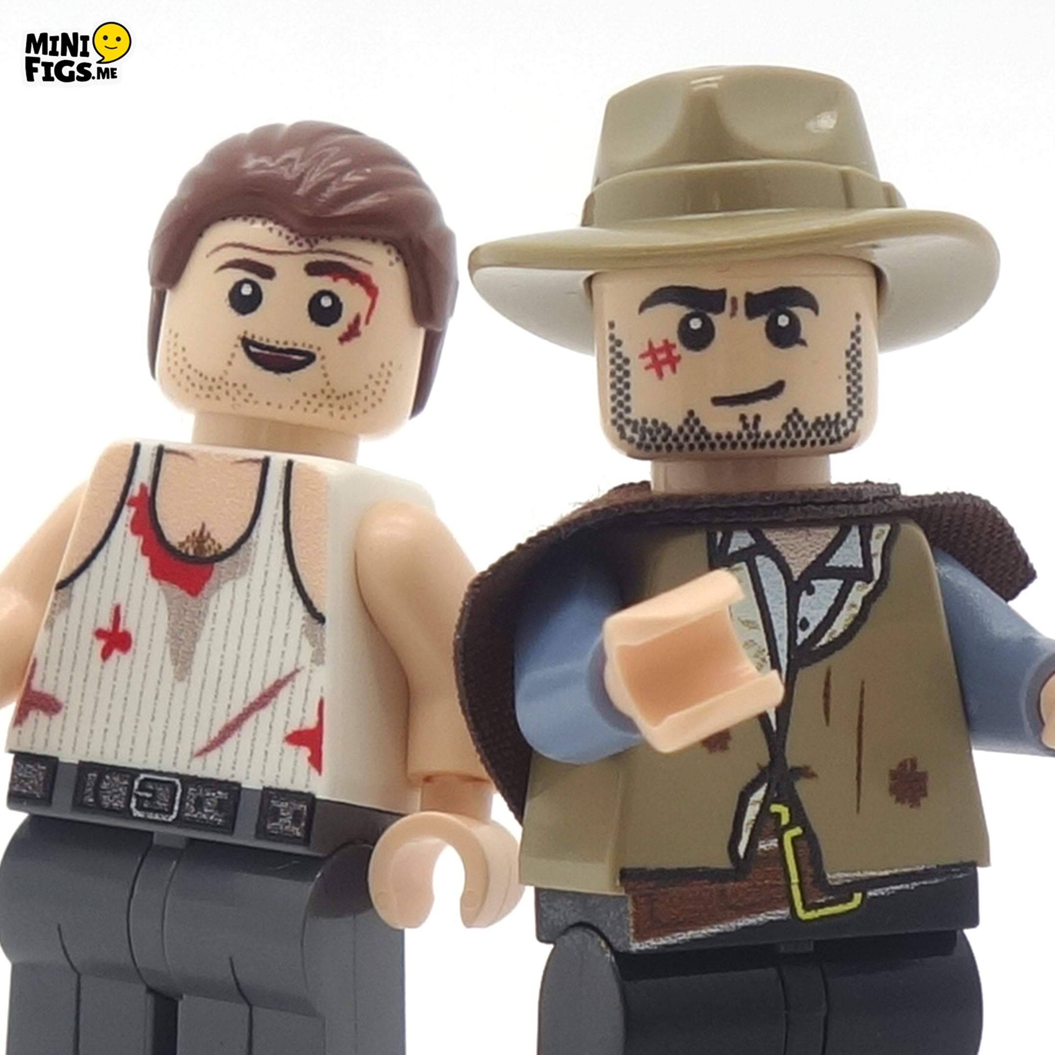 Joel and Ellie, Survivalists - Custom Design Minifigure Set –