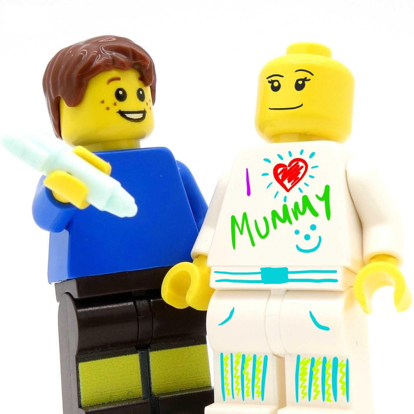 Minimalist Can You Design Your Own Lego Person with Dual Monitor