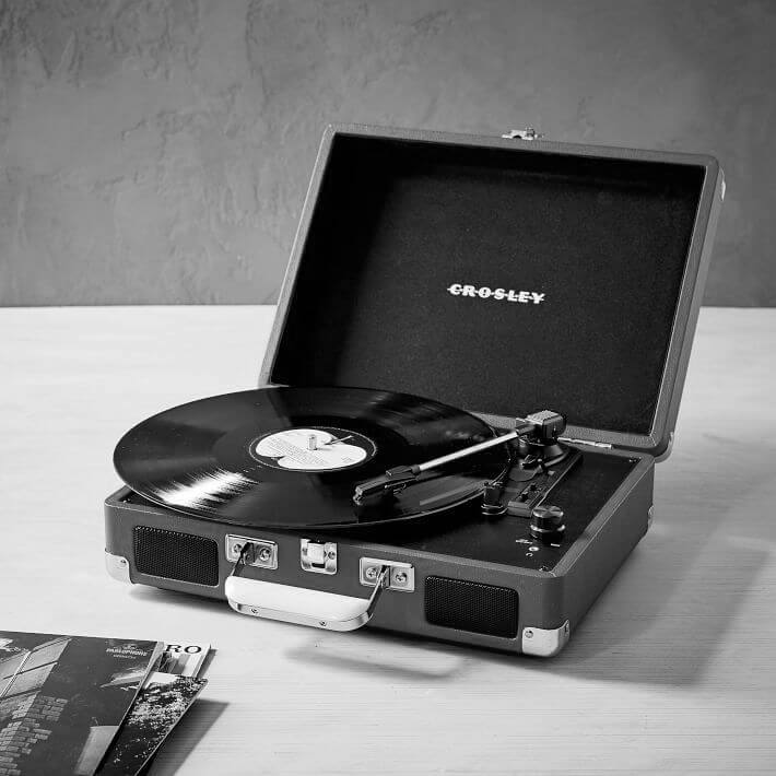 Crosley Cruiser 3 Speed Portable Turntable Vinyl Gramophone Record Player  Modern 710244220309