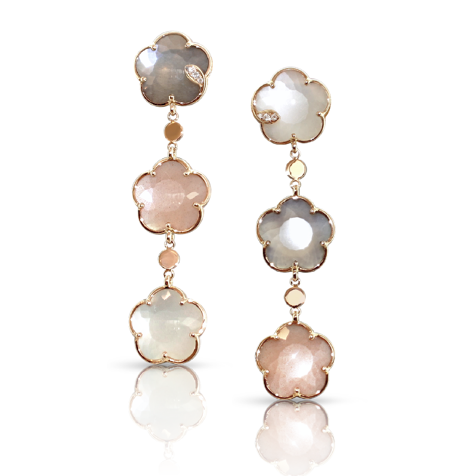 PETIT JOLI BOUQUET LUNAIRE EARRINGS - Pasquale Bruni US product image