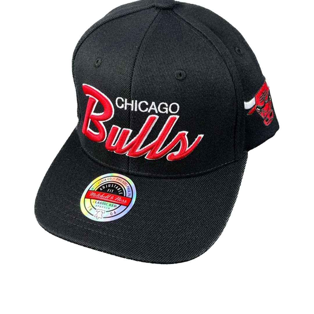 Chicago Bulls 1998 NBA Champions J.H. Design Vintage Leather Stapback Cap  Hat