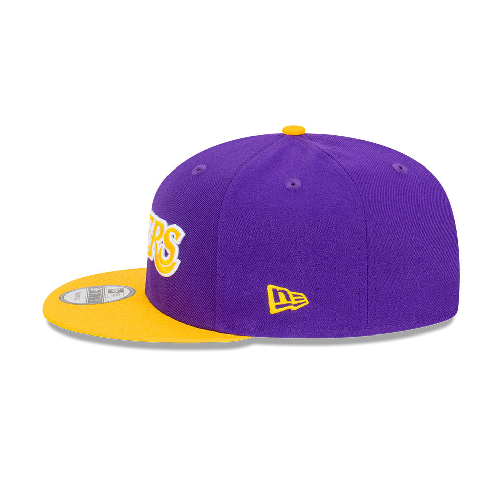 Los Angeles Lakers Black with Official Team Colours Logo 9FIFTY Original  Fit Snapback Hat – New Era Cap Australia