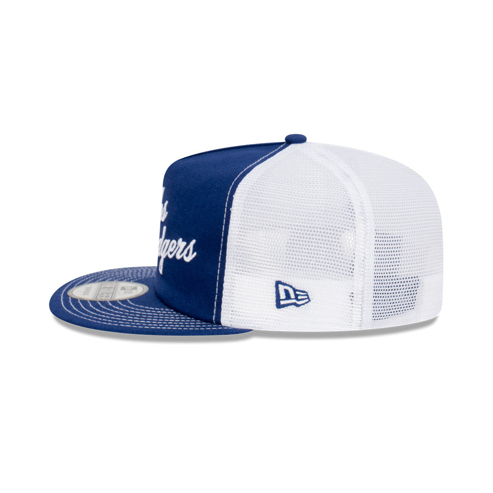 LA Dodgers Youth Hat - Khaki Core Snapback - New Era Australia