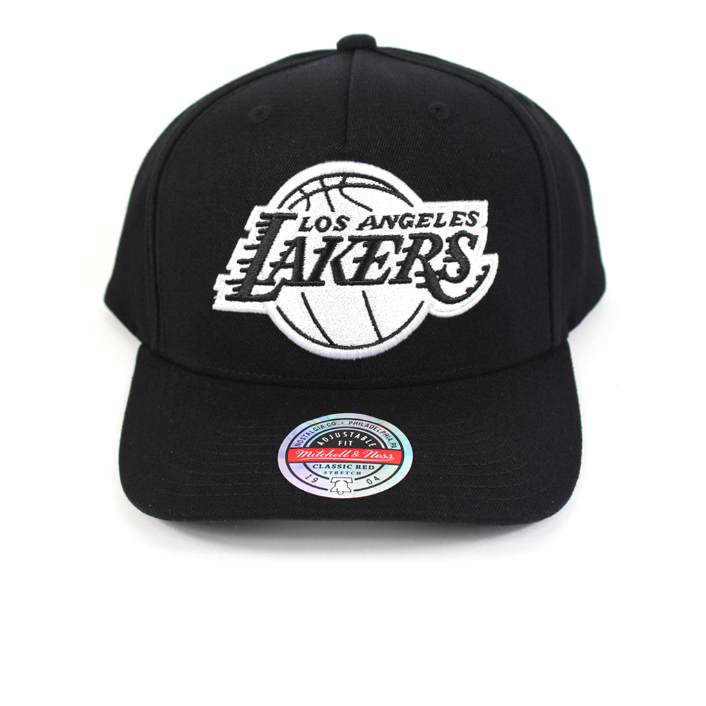 Mitchell & Ness Los Angeles Lakers NBA 50th Anniversary Edition Red Line  Flex Snapback Cap