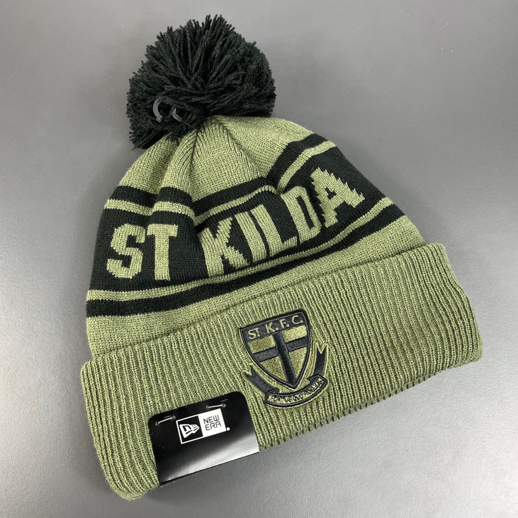 st kilda new era beanie