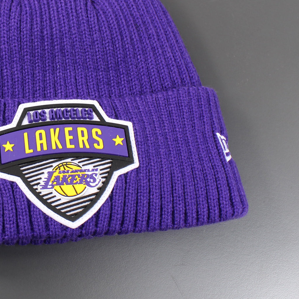 lakers purple beanie