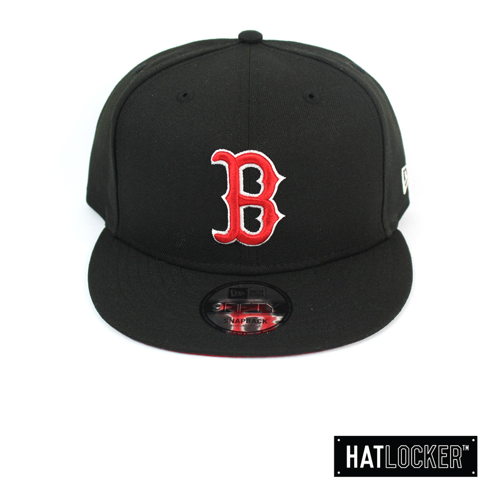 boston red sox black and white hat