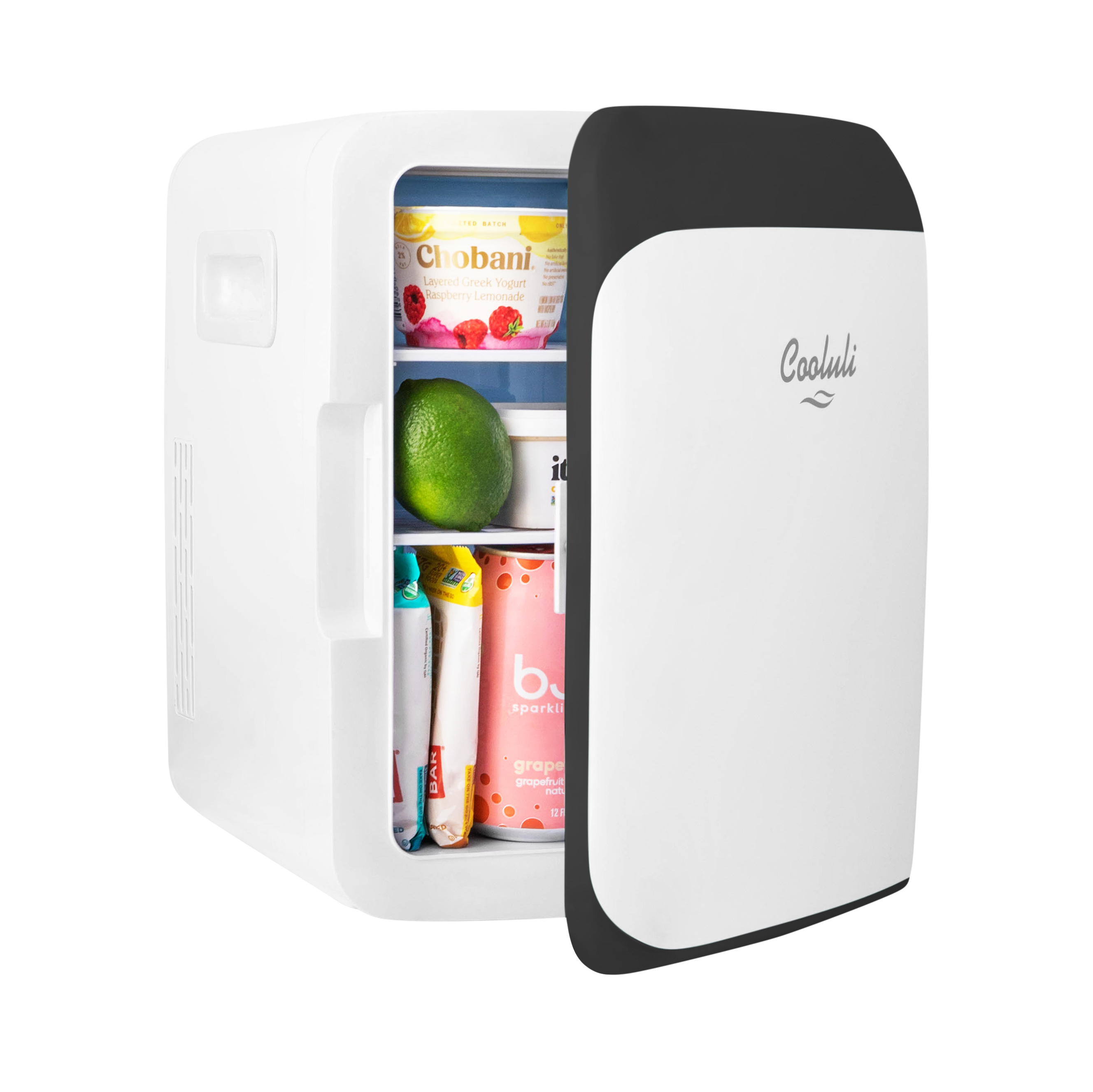 Mini Fridge 15 Liter/21 Cans, AC+DC Power Small Fridge for Bedroom, Car,  Office, Thermoelectric Cooler and Warmer Skincare Fridge for Food, Drinks