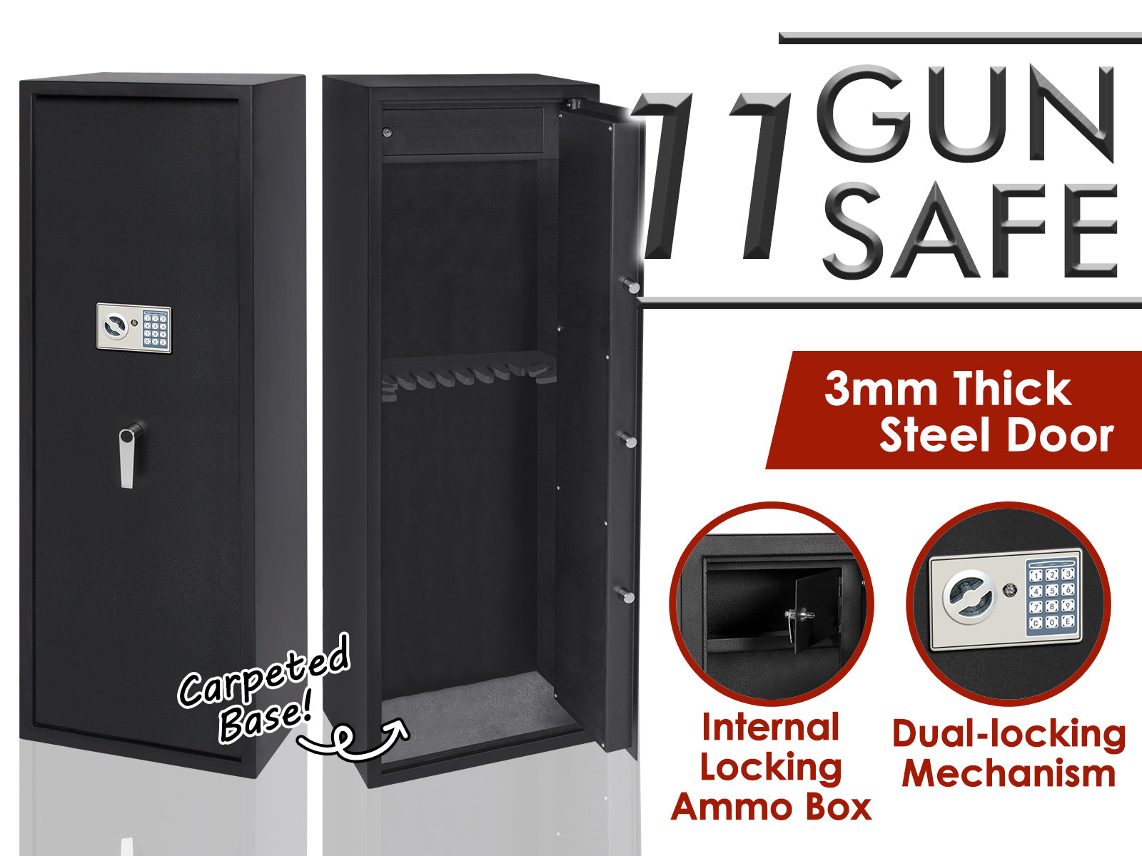 Gun Safe Cabinet 11 Guns