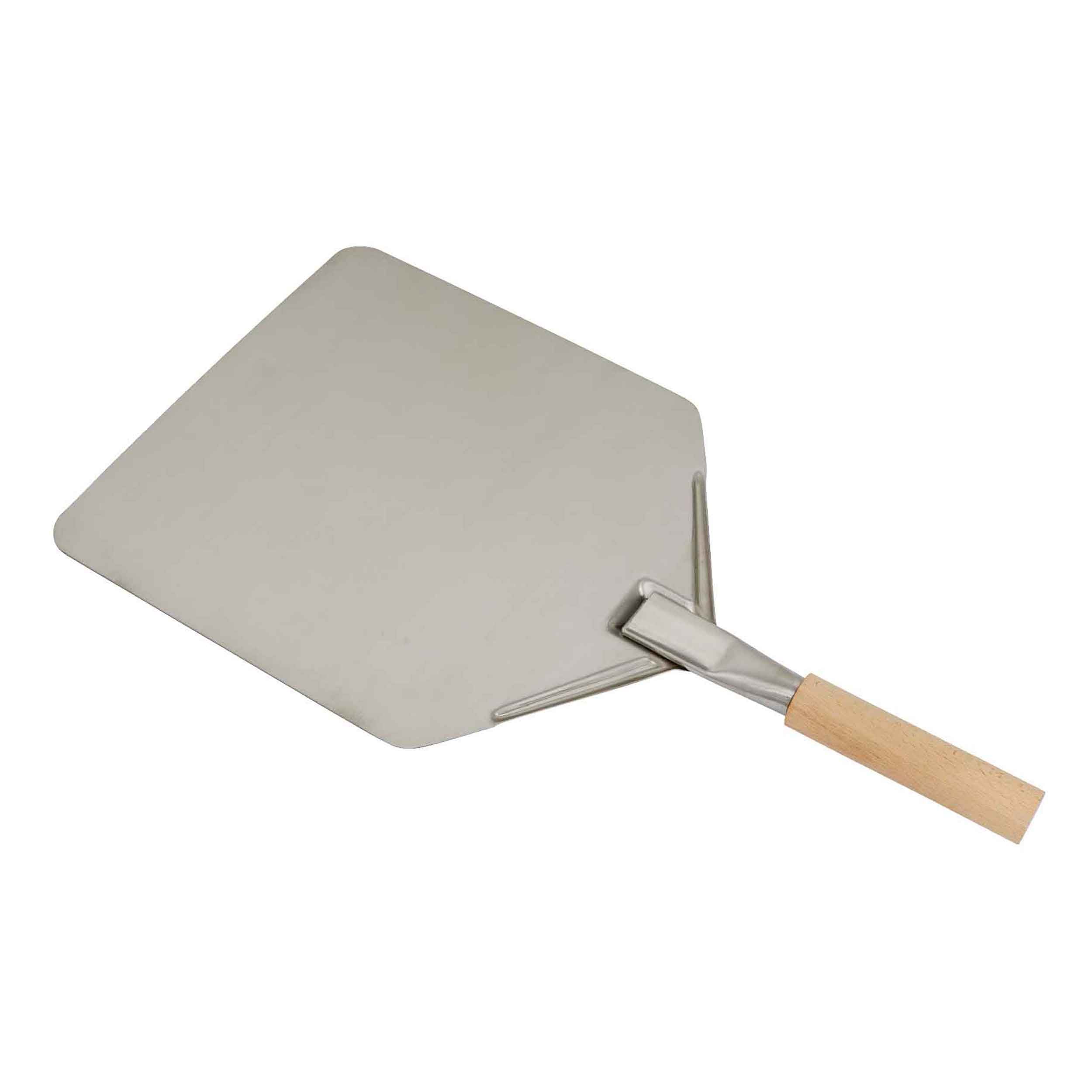 Stainless Steel Pizza Peel, 11 x 15 with 5 Wooden Handle - DG39