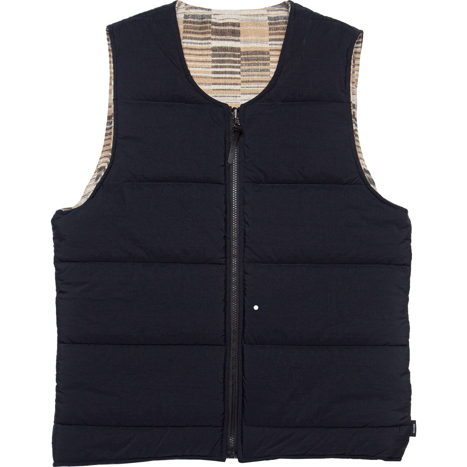 Fala Reversible Vest - Black / Jacquard